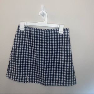 🛍4/$20 American Eagle Navy Gingham Mini Skirt